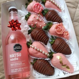 Box Rosa Dulce & Refrescante – Fresas + Hatsu